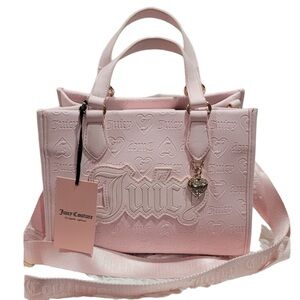 Juicy Couture Upgrade U Mini Tote Powder Blush Bag  New with tags $99